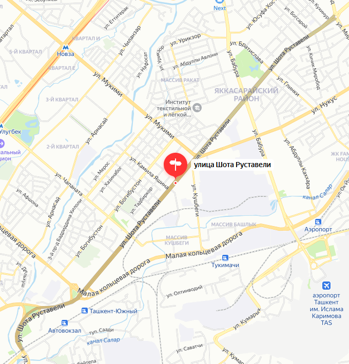 Схематическая карта