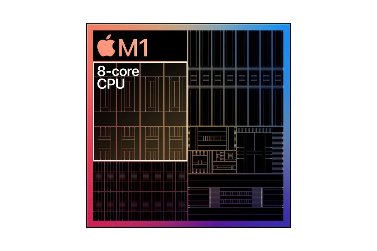 М1 имеет лишь 8 графических ядер