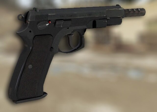 Cz-75 без запасного магазина.