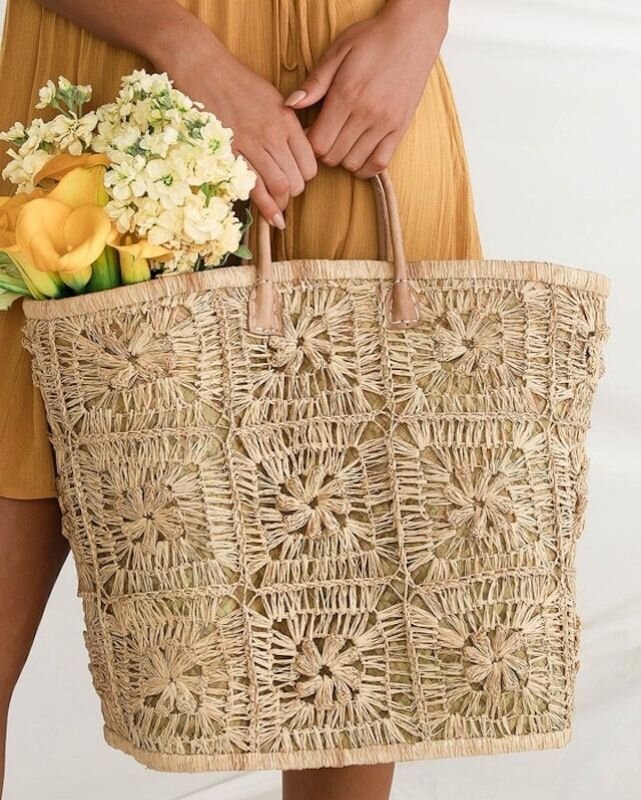 Вдохновляемся и вяжем: сумки из рафии | НАВЕКИ СВЯЗАНА | Дзен