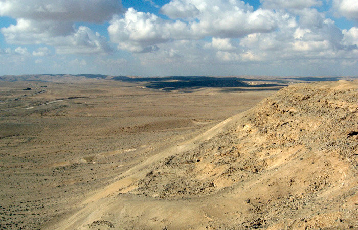 Пустыня Негев в окрестностях Авдата (фото автора)