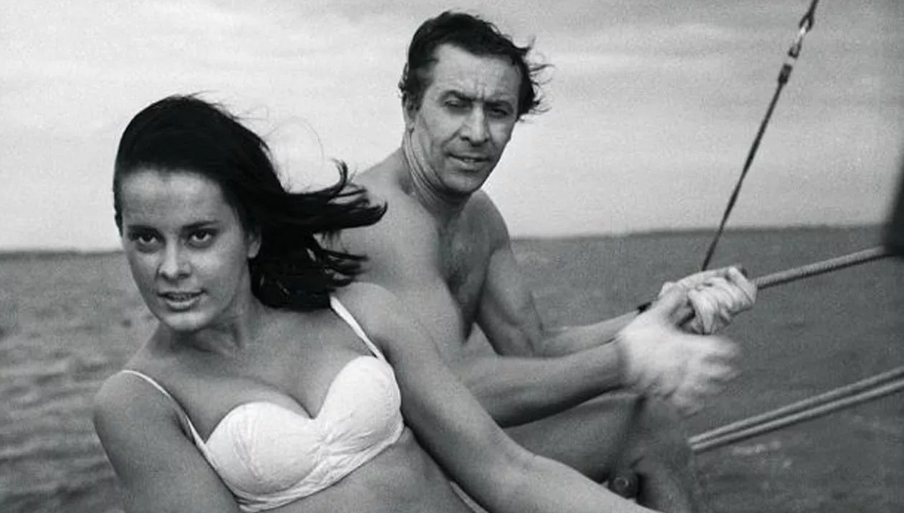 кадр из фильма "Нож в воде" 1962