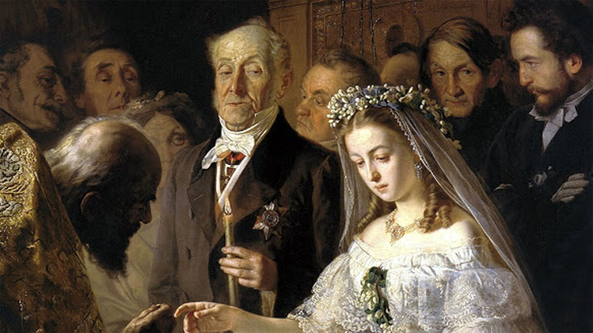 Картина В.В. Пукирева "Неравный брак"