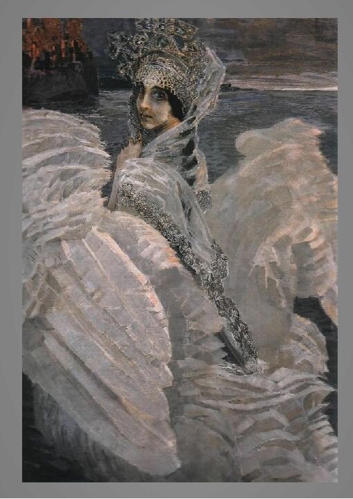 Изображение из яндекс.картинки. М. Врубель "Царевна-Лебедь"