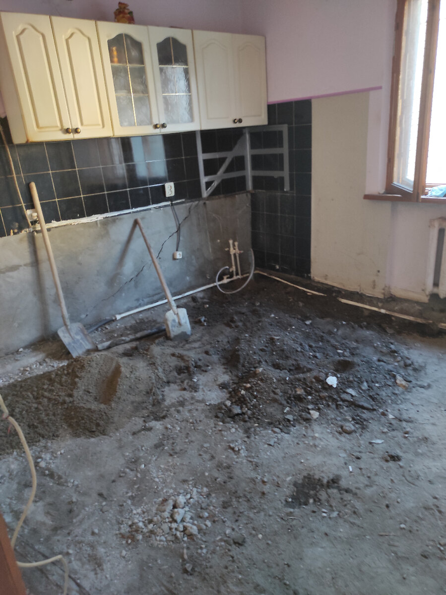 Начало ремонта. 