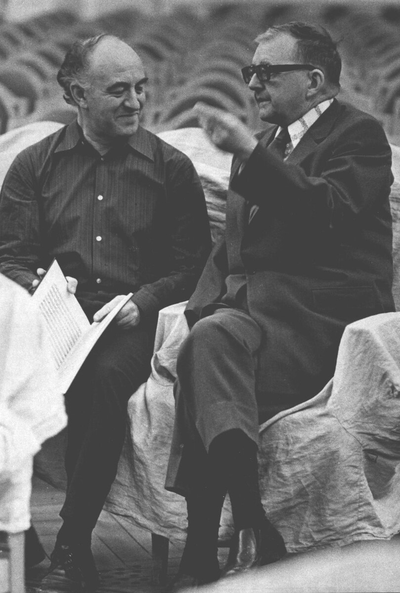 Р. Б. Баршай и Д. Д. Шостакович