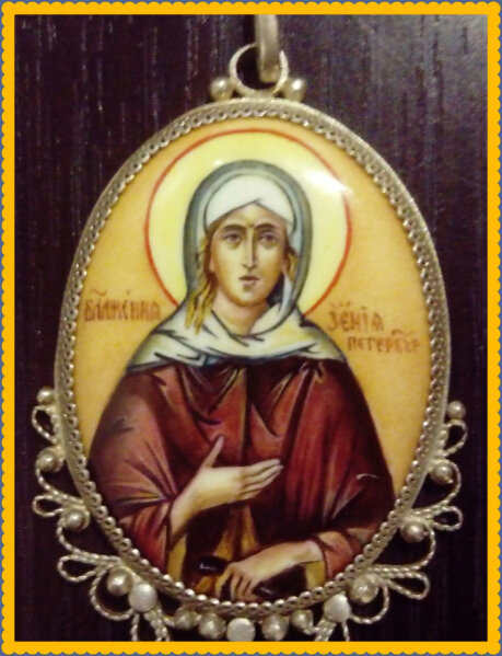 Икона Ксении блаженной (фото ред. автора)