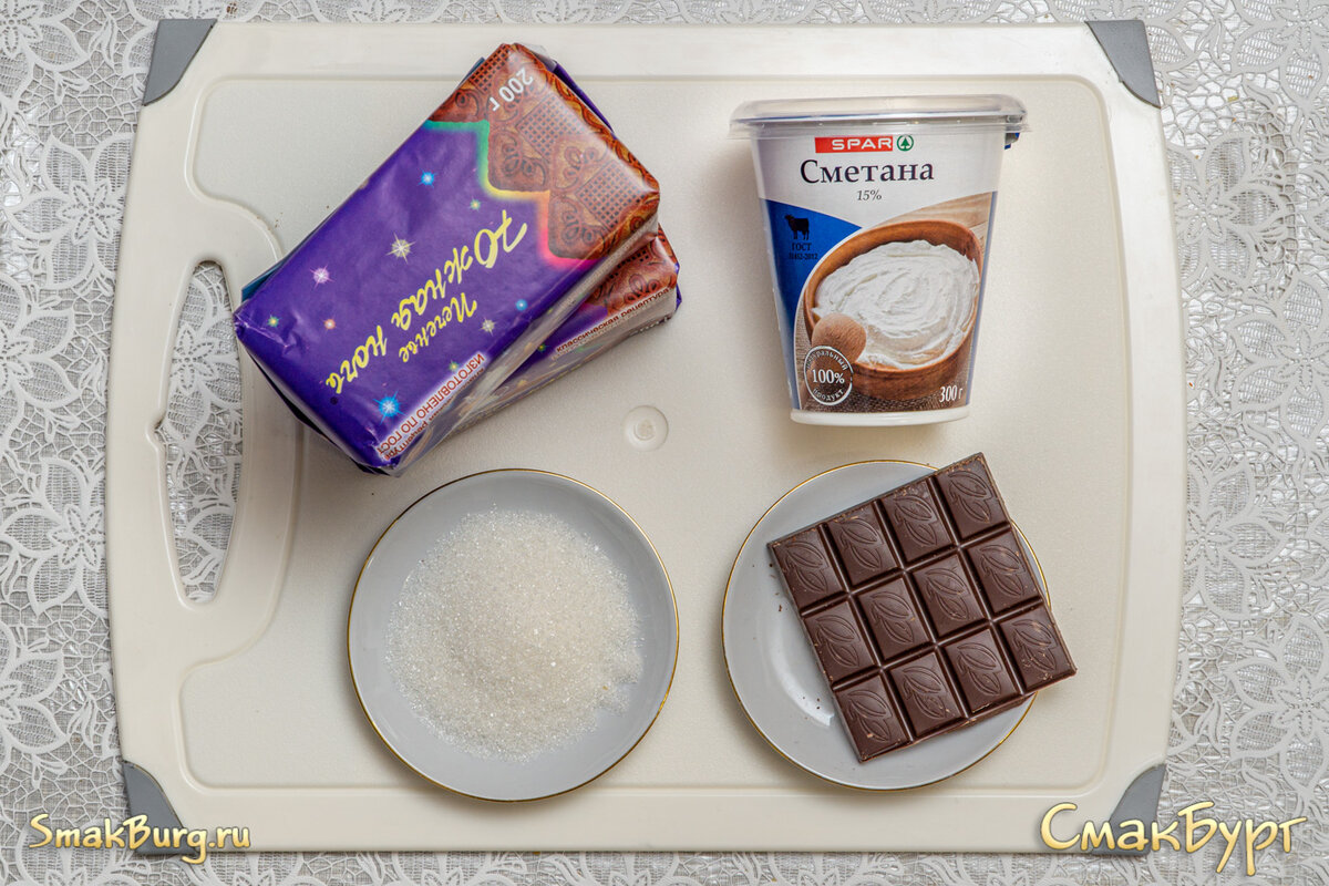 Простые и ароматные ингредиенты для приготовления чудесного шоколадного торта