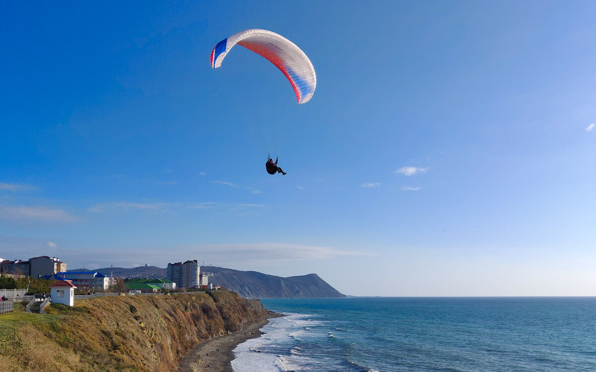 Полёты на параплане в Анапе