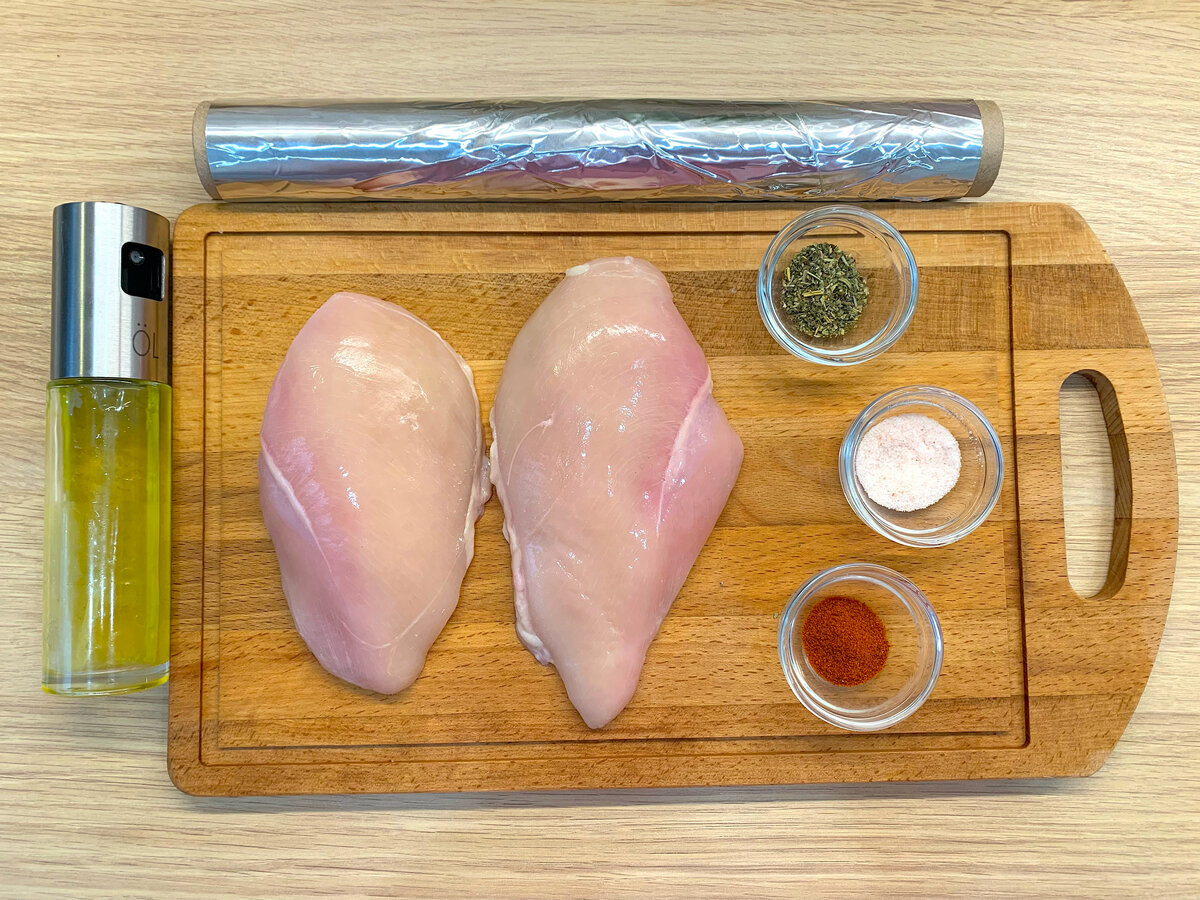 Все что нужно для приготовления идеальной куриной грудки