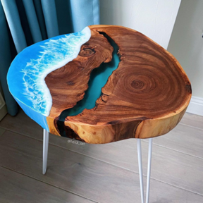 Мебель из дерева и эпоксидной смолы: можно ли сделать своими руками