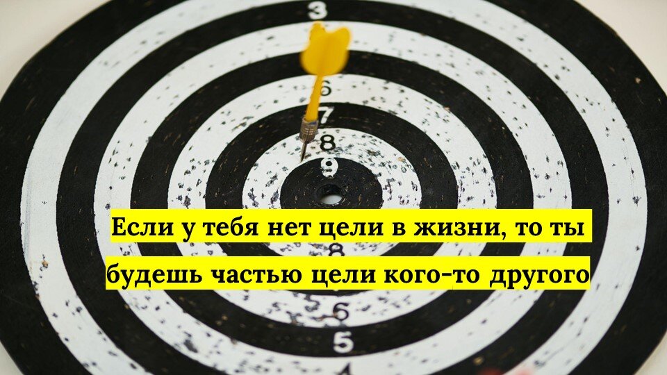 Если мы не знаем, для чего мы работаем и вообще живем, то зачастую мы будем пешкой в руках тех, кто знает свои цели. Они будут пользоваться нашим трудом, знаниями, навыками для приближения своей собственной цели