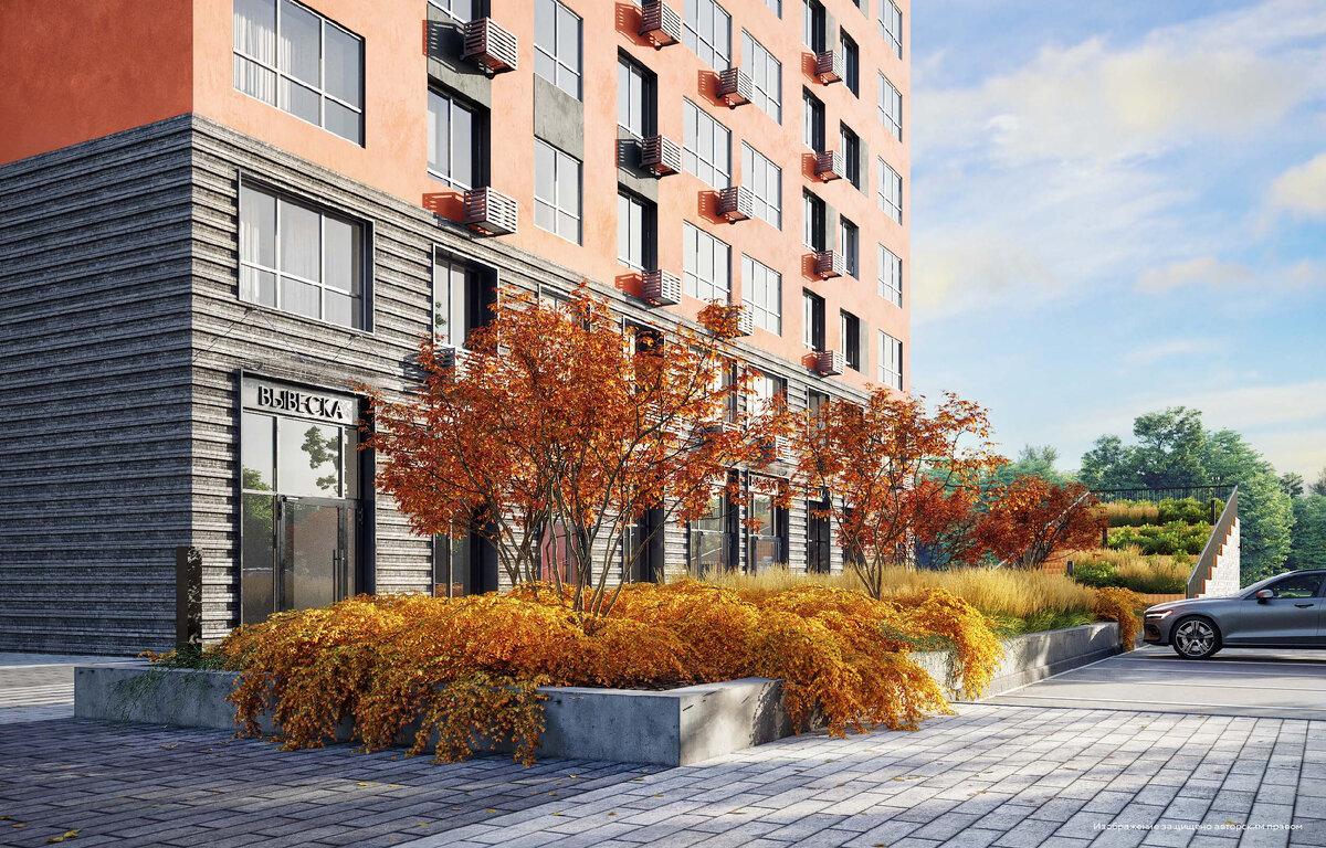 Визуализации благоустройства  дома "Пешков"