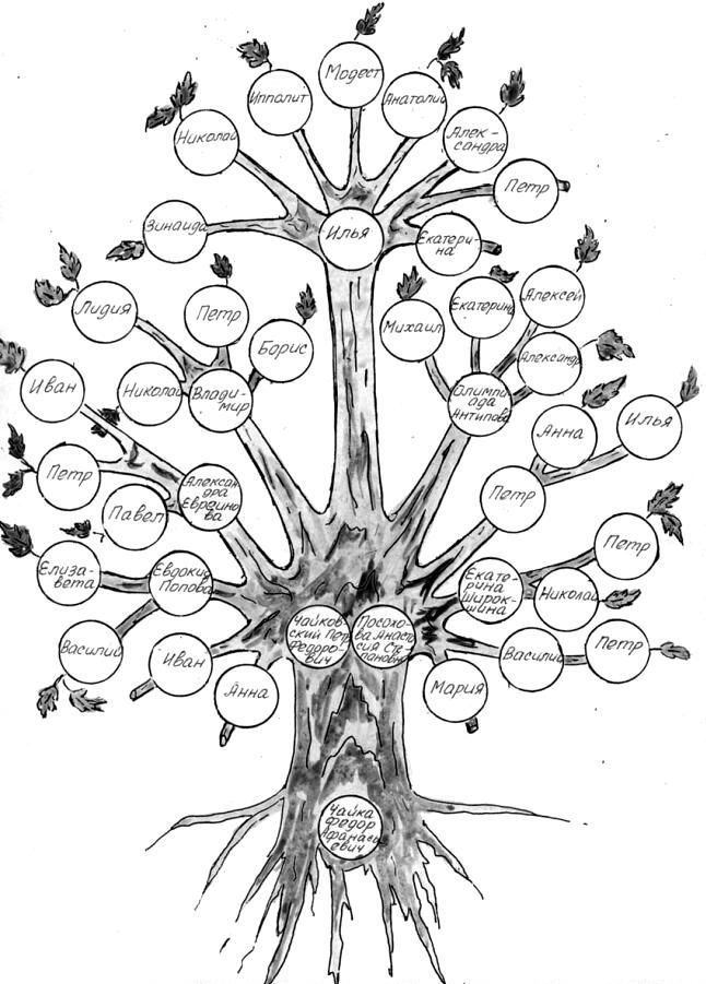 Родовое древо рисунок
