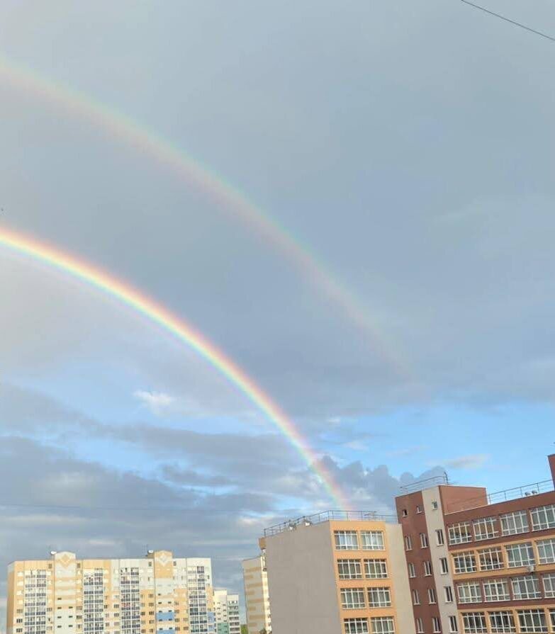 Радуга олицетворяет краски жизни