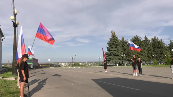 Кадры доставки гуманитарного груза. Видео предоставлено Лайфу