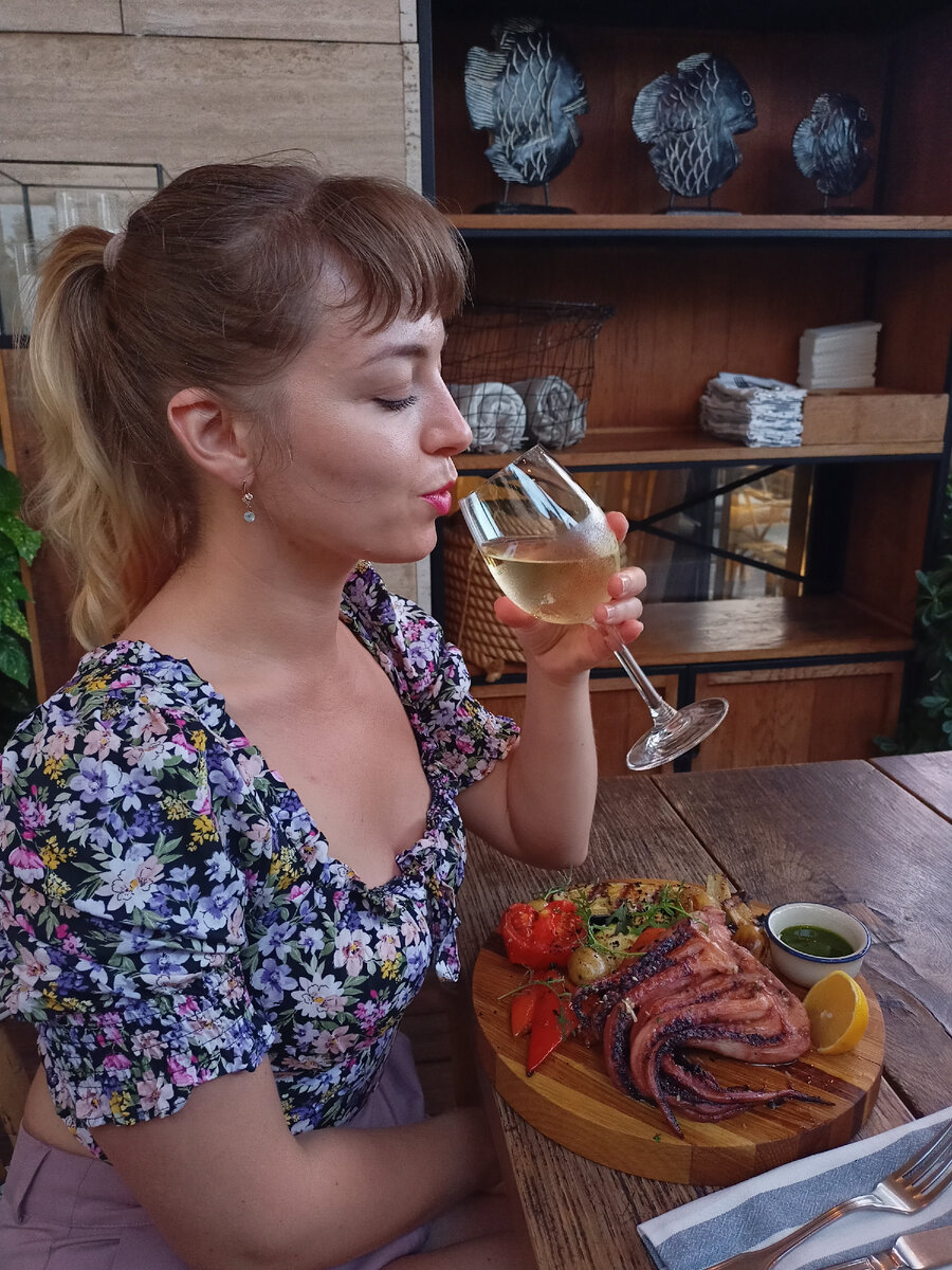 Ужин в Fish Bone. Фото автора