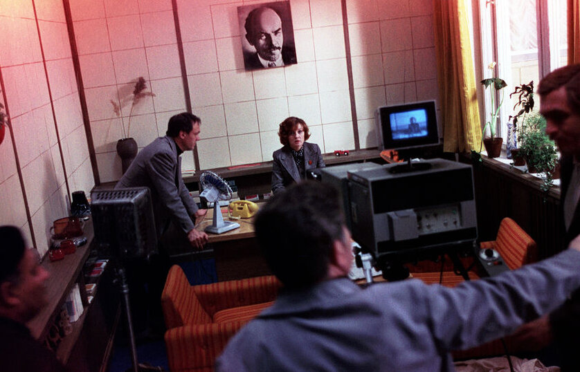 На съемках фильма "Москва слезам не верит" (1979). Фото: "Мосфильм"