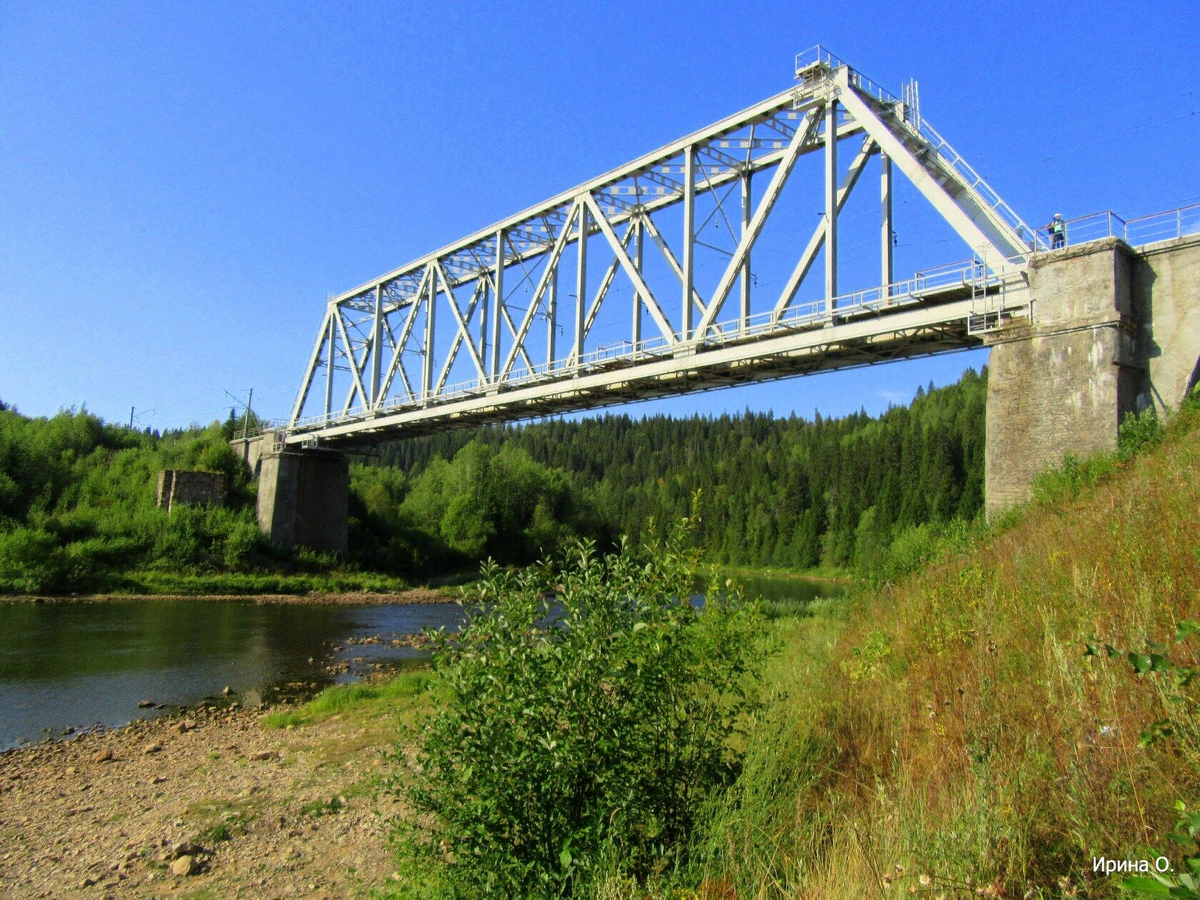 Ж/Д мост через Усьву. 