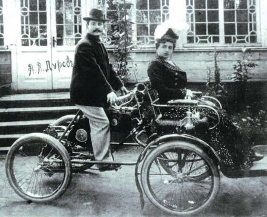 А. Дуров с женой в Воронеже, 1911 г // фото из открытых источников интернет