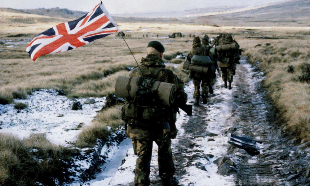 Британские войска во время Фолклендской войны