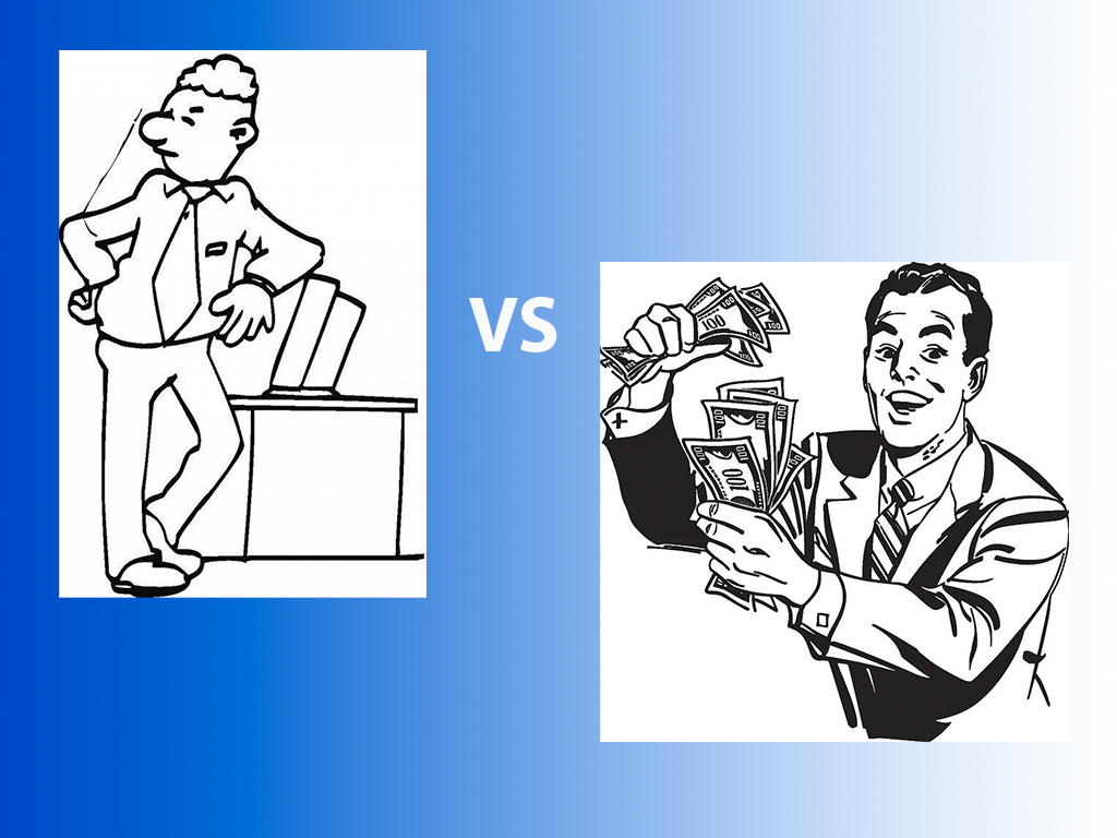 Отличие предпринимателя от работника