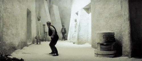 Вырезанная сцена из фильма Звездные войны