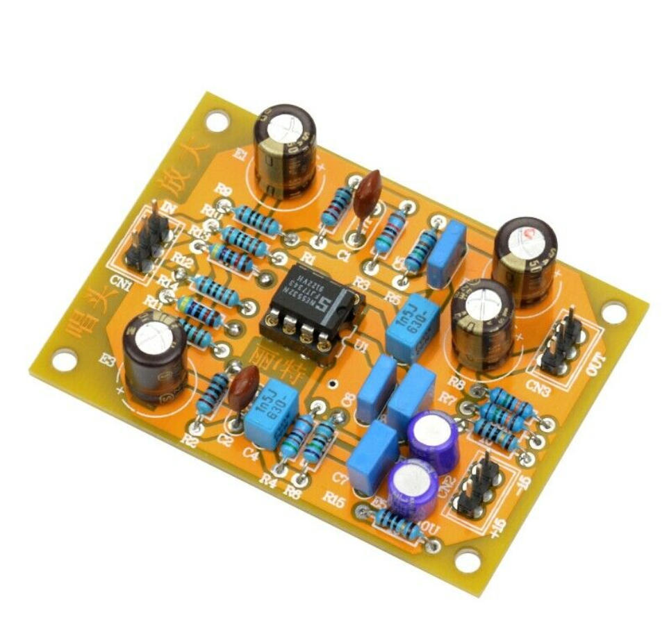 Hifi Stereo Mm Phono Riaa Verstärker Ne5532 Diy Preamplifier Audio Board T3C8