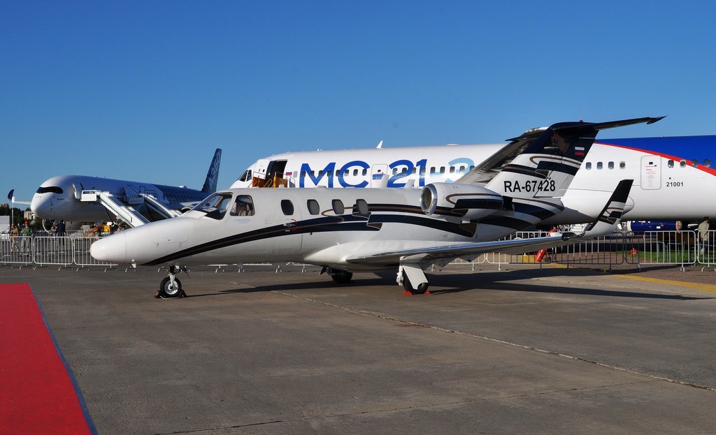 Этот товарищ и в Омск заглядывал. Private - RA-67428  - Cessna 525 Citation CJ1

