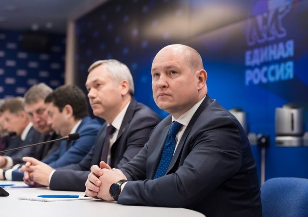 Михаил Развожаев на заседании президиума генсовета "Единой России" в Москве. Фото: er.ru.