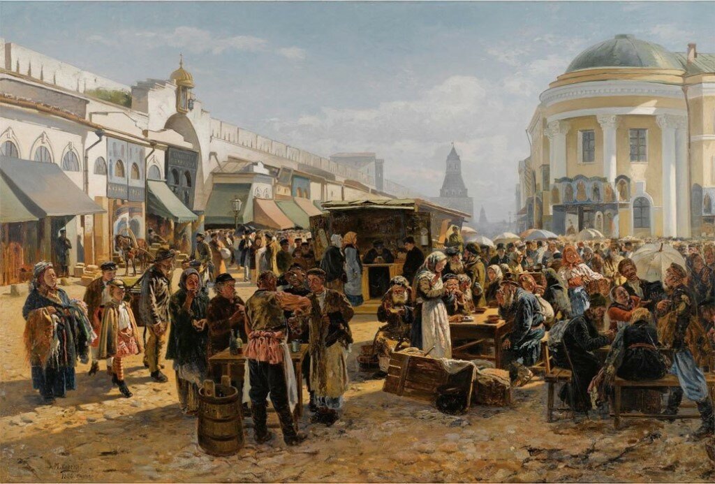 Ярмарка на Руси.