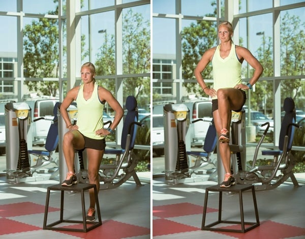 зашагивания на платформу