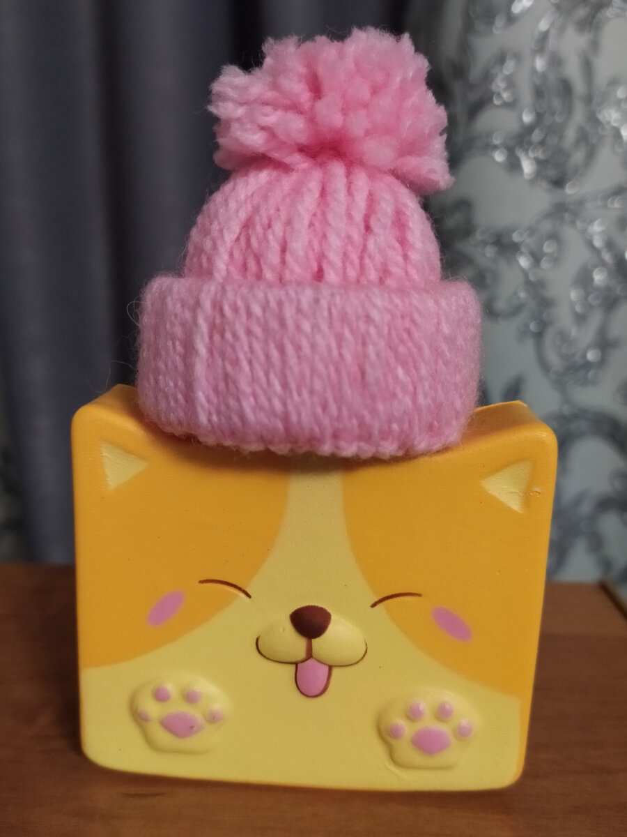 Мини-шапочка на мялке из фикс прайс