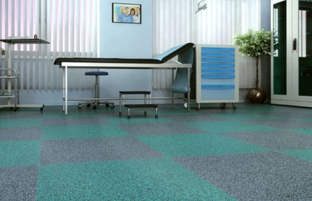 Токопроводящий линолеум в больницах