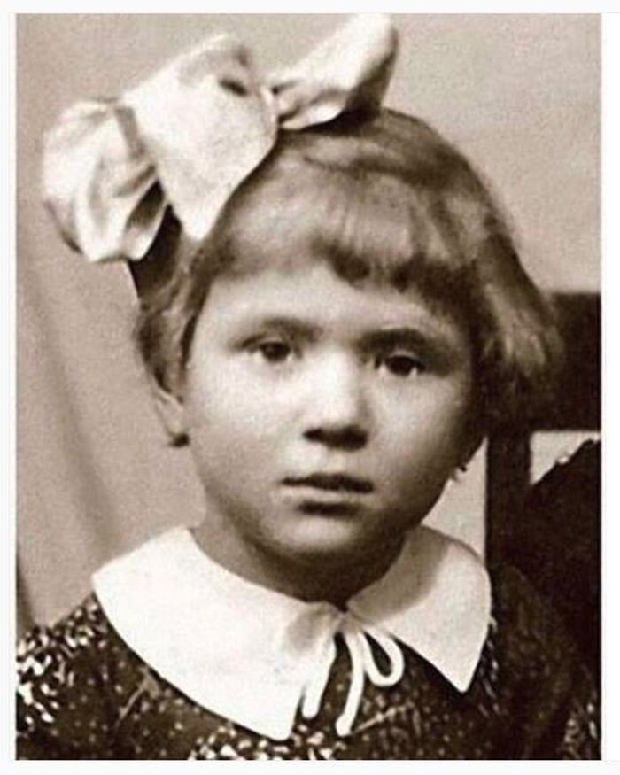 Галина Польских в детстве