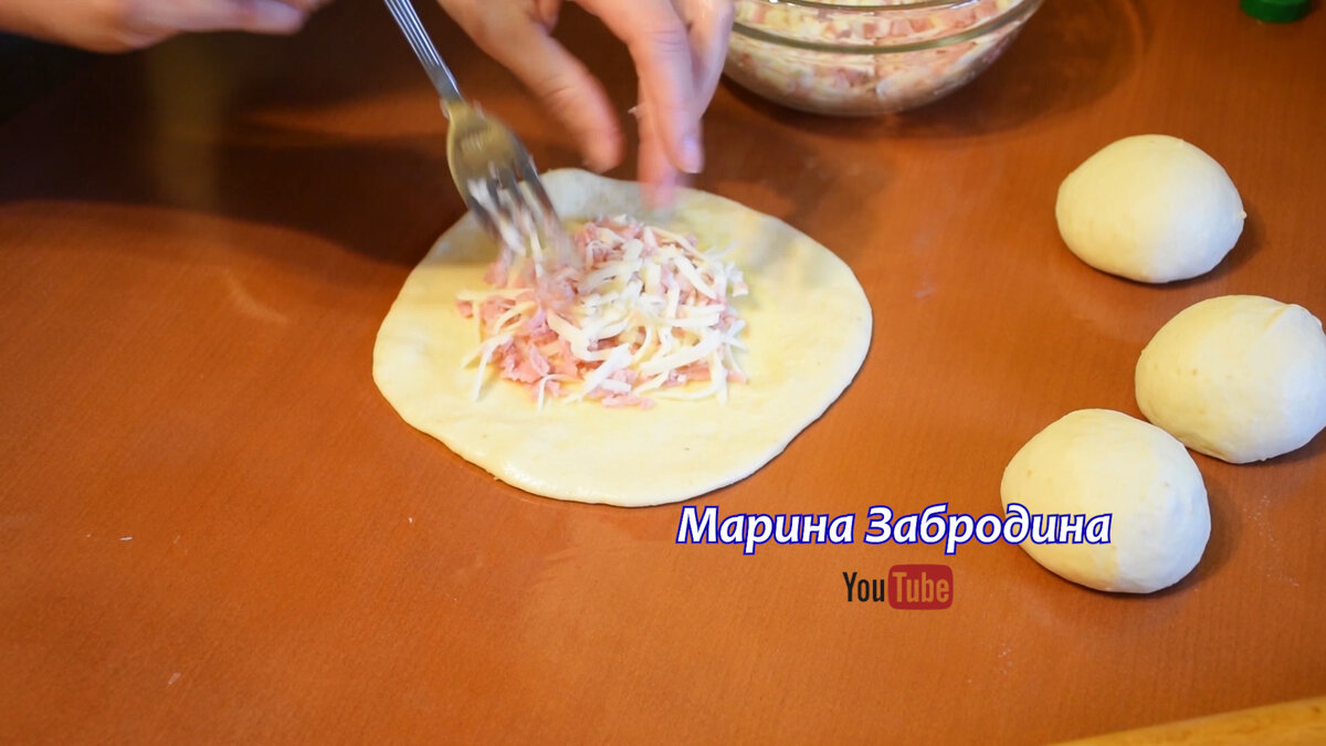 Тонкие лепёшки с ветчиной и сыром на кефире | Марина Super Food | Дзен