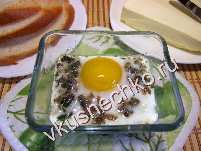 Яйцо кокот как готовить рецепт с фото