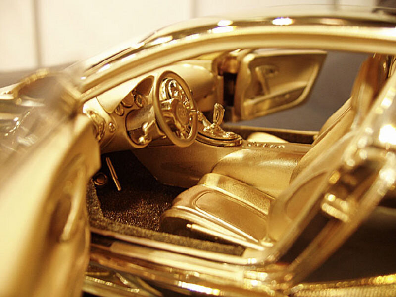 Gold car