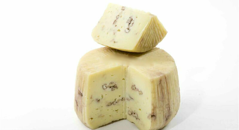 Cheese with walnuts