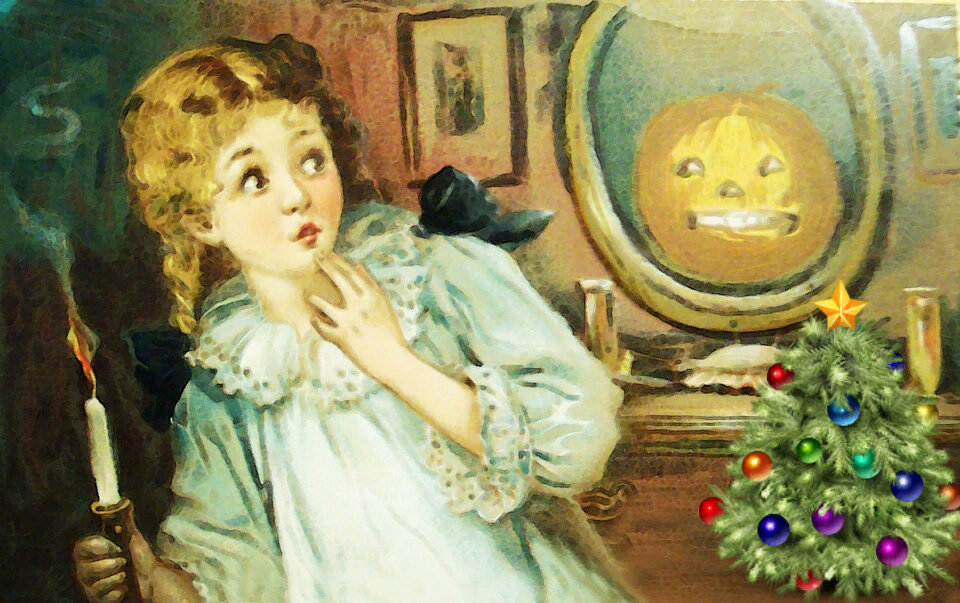 А гадание с зеркалом лучше не проводить, не дай Бог, увидите такого красавчика)))