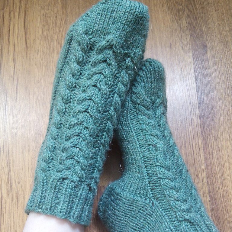 Носки с пяткой-подковой