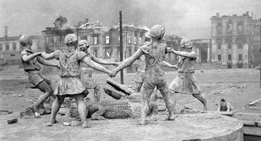 Разрушения в городе были колоссальны