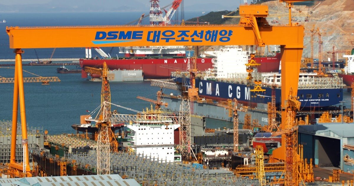 Daewoo Shipbuilding & Marine Engineering shipyard