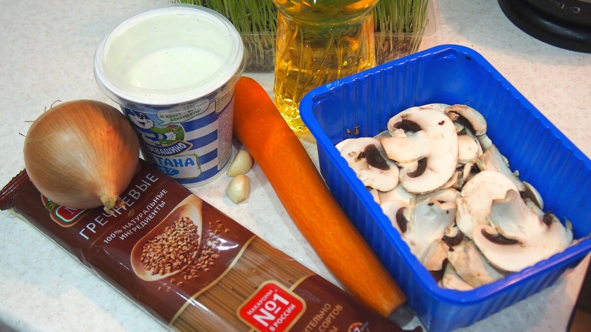 Гречневые спагетти