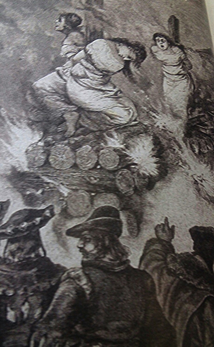 Сожжение ведьмы.