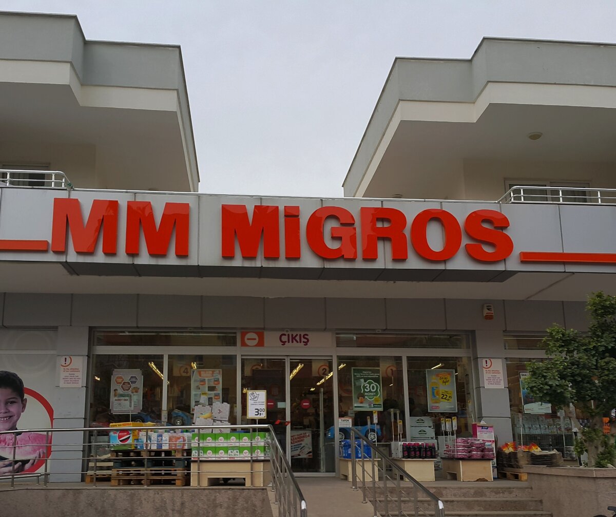 Карта migros в турции