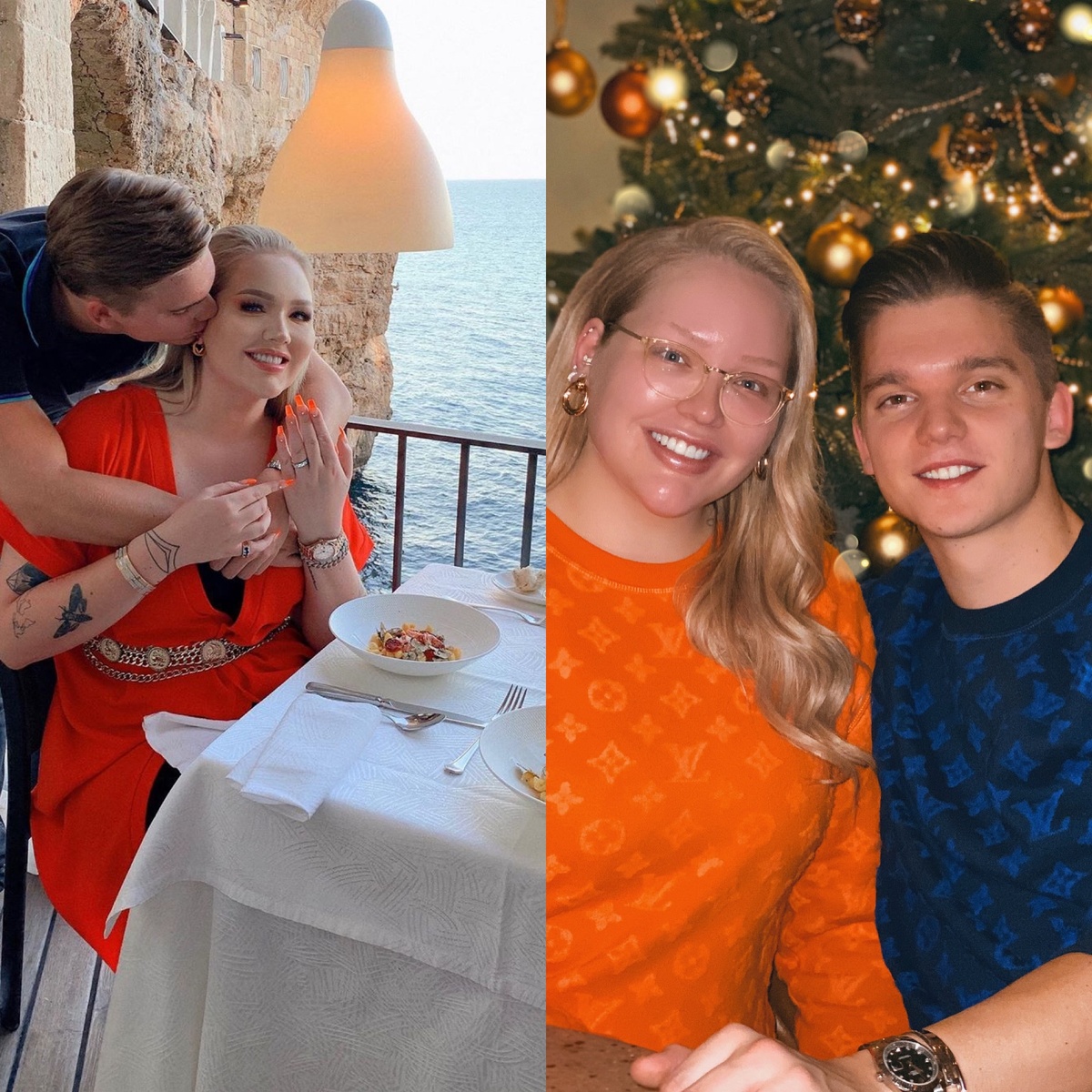 Никки с женихом