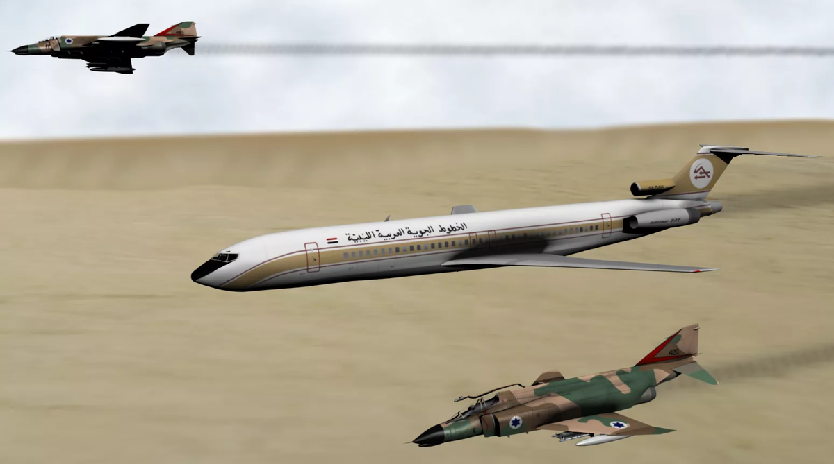 Сбитие ливийского Боинг-727