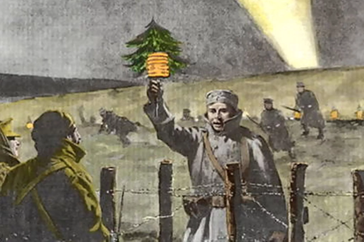 Christmas truce 1914. Рождественское перемирие 1914г. Рождественское перемирие 1914 первая мировая. Рождественское братание 1914. Рождественское перемирие 1914 на Восточном фронте.
