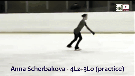 Каскад 4Lz+3Lo Анны Щербаковой